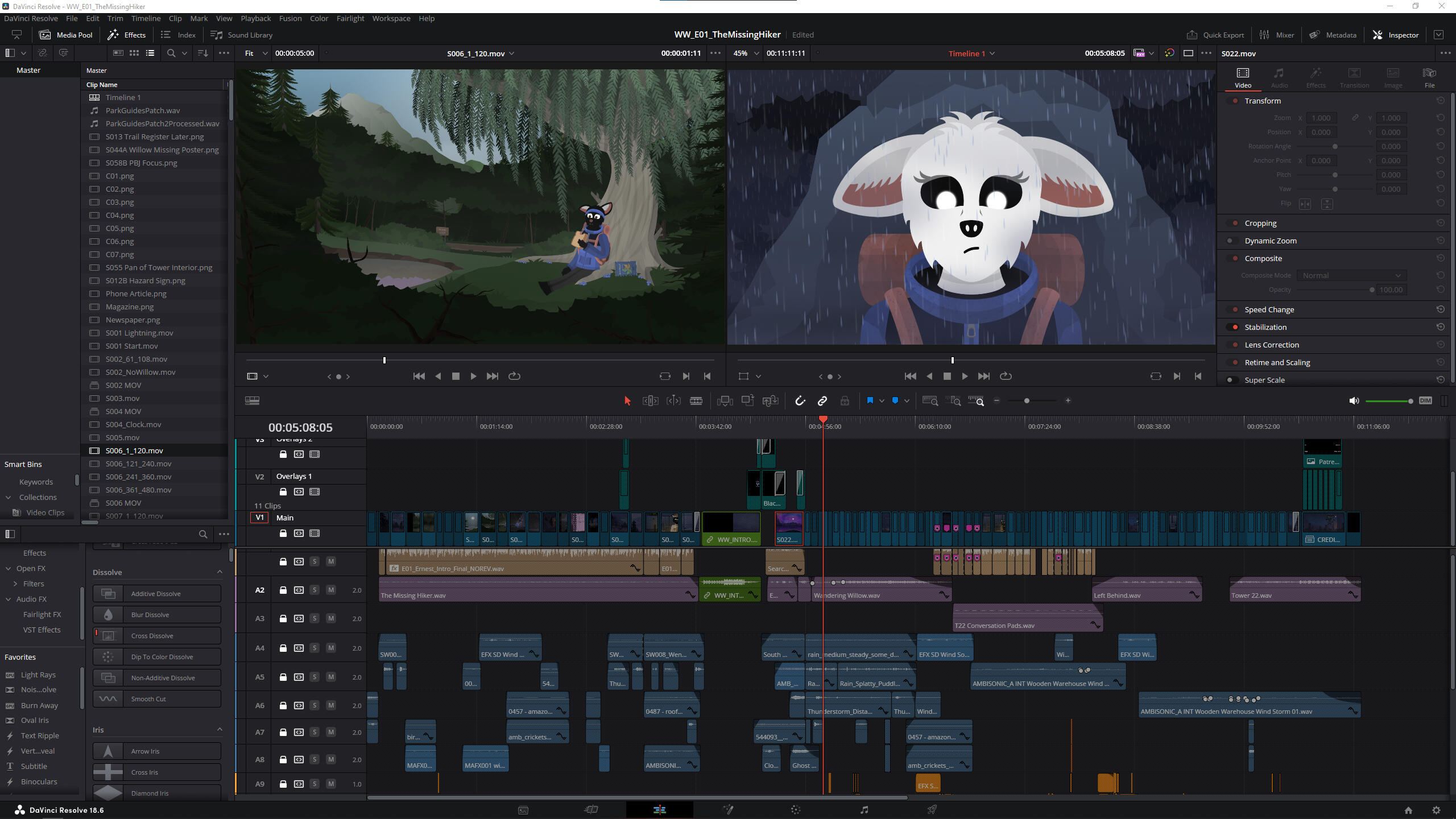 Part of the animation timeline for episode one, my previous animated series which was edited in the same way Pilot Light will be Part of the animation timeline for episode one, my previous animated series which was edited in the same way Pilot Light will be.